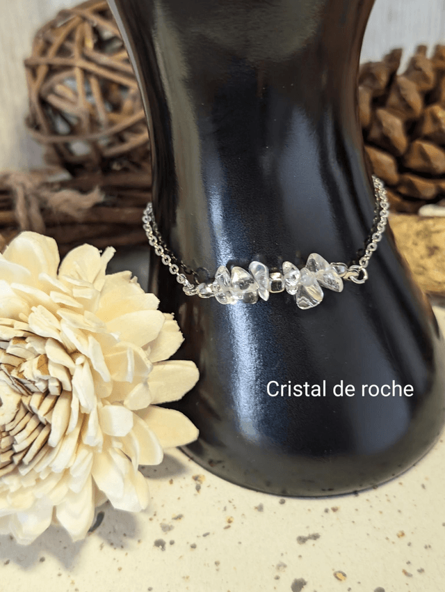 Bracelet Pierre Chips agate botswana 