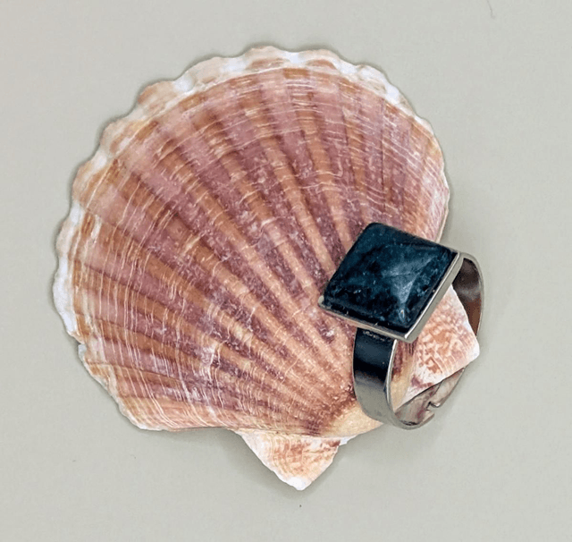 Bague Cléon - Apatite bleue 