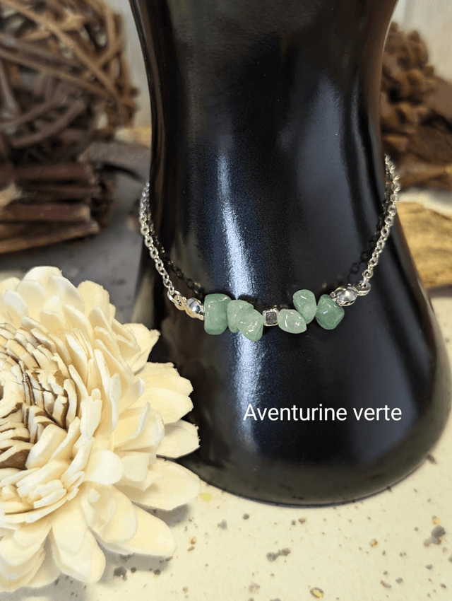 Bracelet Pierre Chips agate botswana 