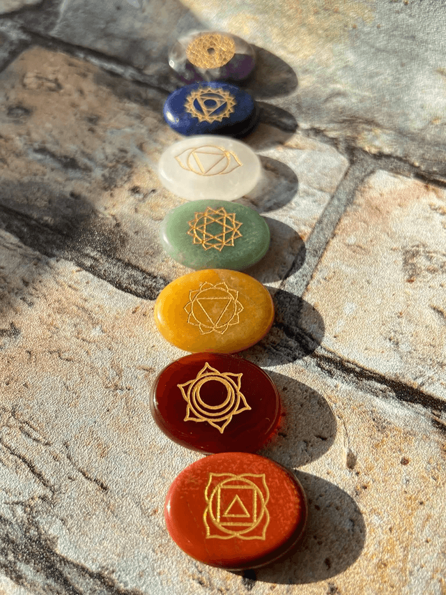 Galets 7 chakras 