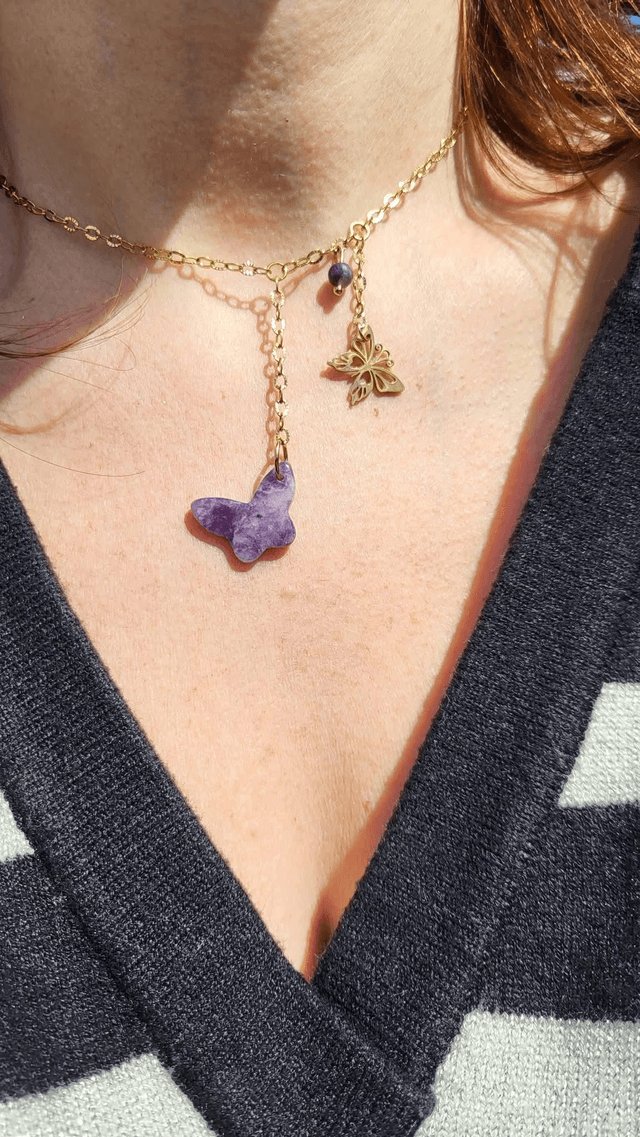 Collier Lépidorite
