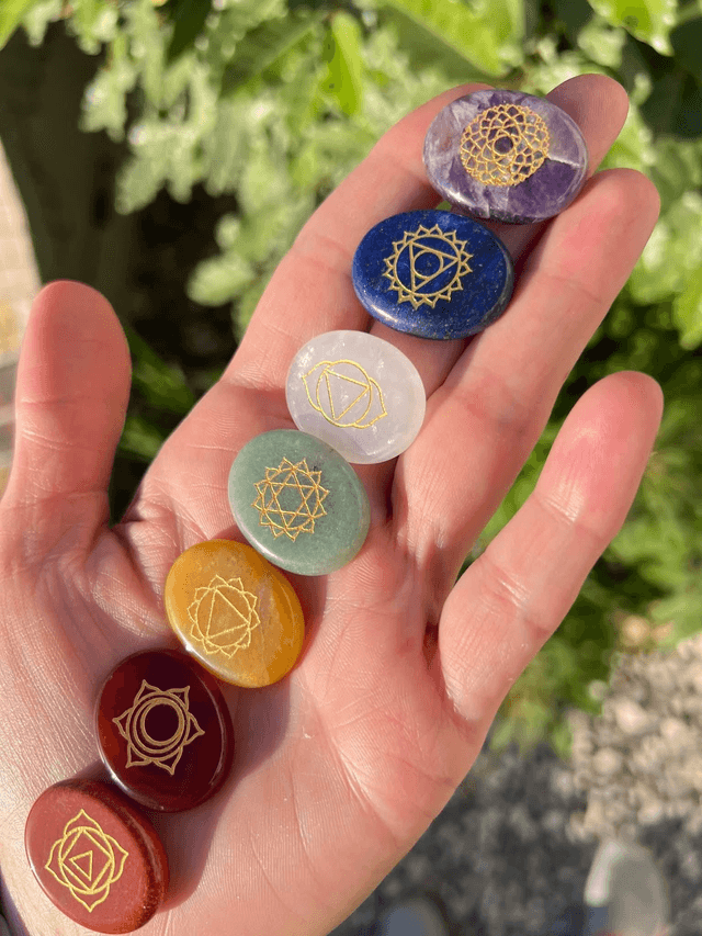 Galets 7 chakras 