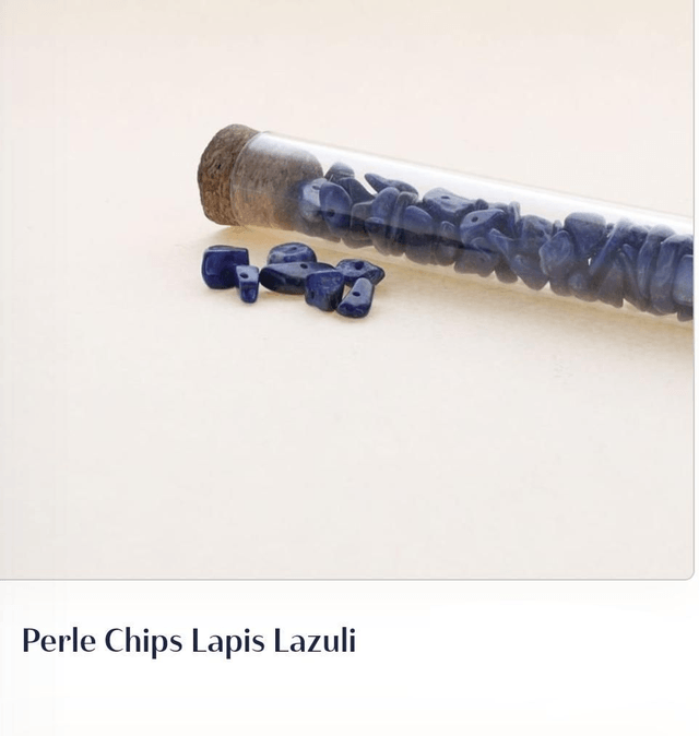Boucles d'oreilles Lapis Lazuli - Perle Chips 
