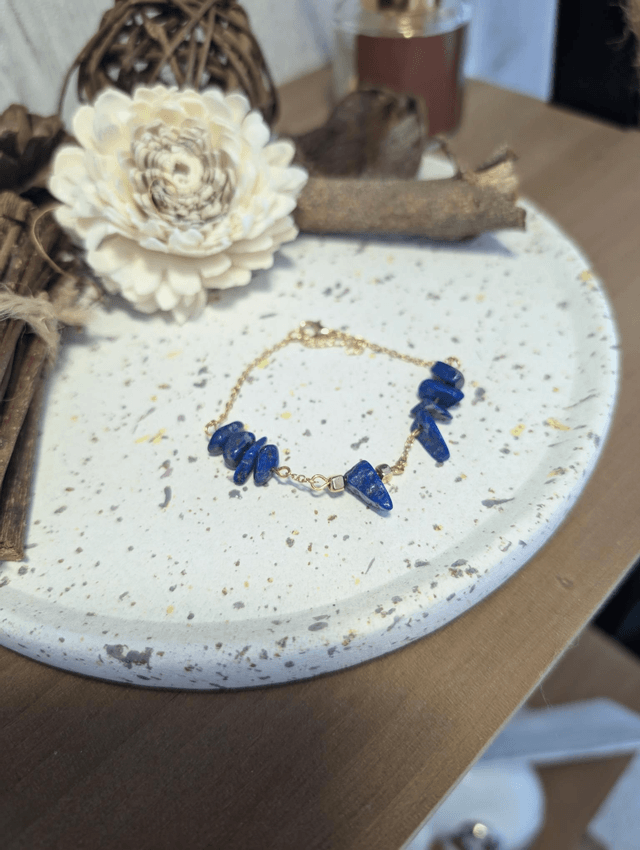 Bracelet Lapis Lazuli - Perle Chips 