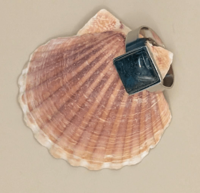 Bague Cléon - Apatite bleue 