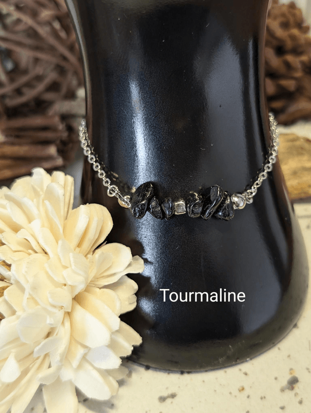 Bracelet perle Chips Apatite bleue 