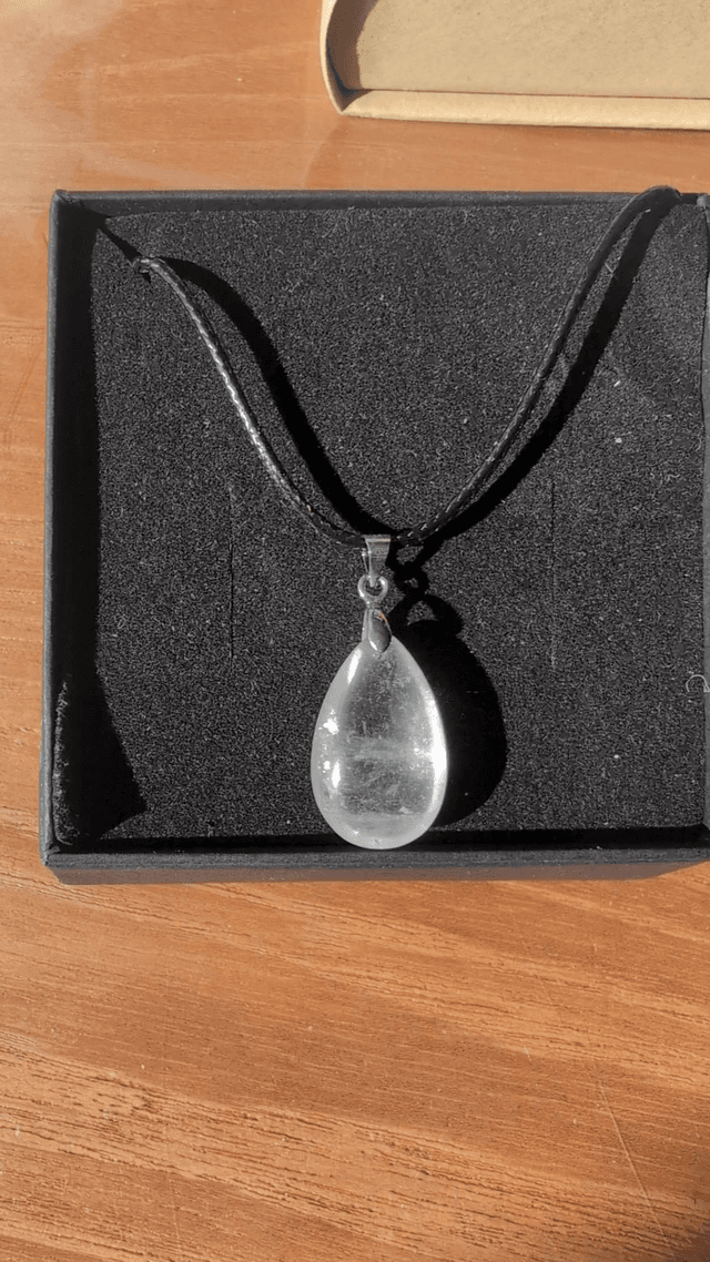 Collier cristal de roche 