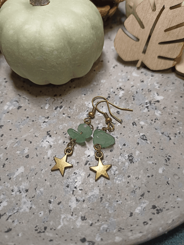 Boucles d&#039;oreilles Aventurine 