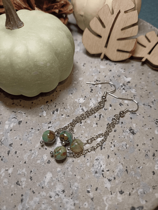 Boucles d&#039;oreilles Chrysocolle 