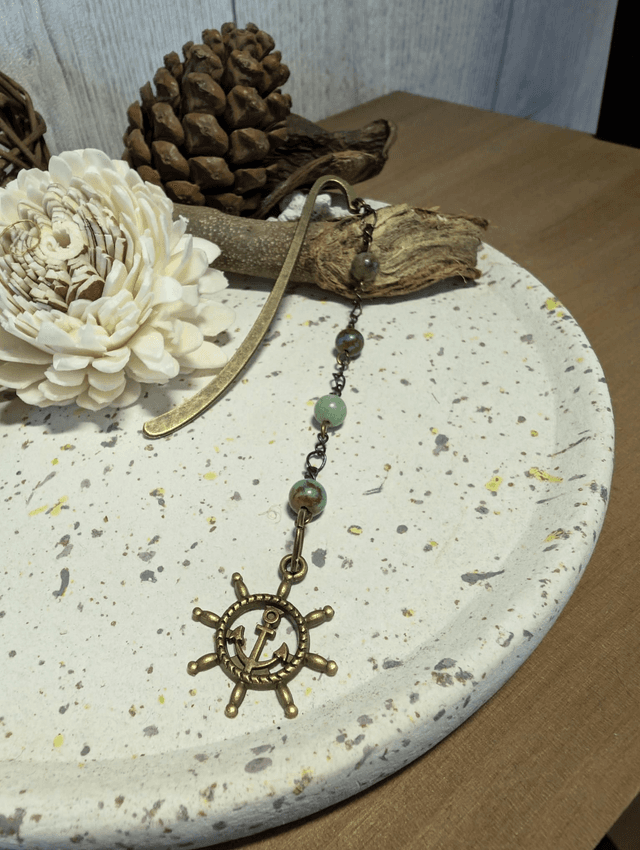 Marque page Ancre marine 