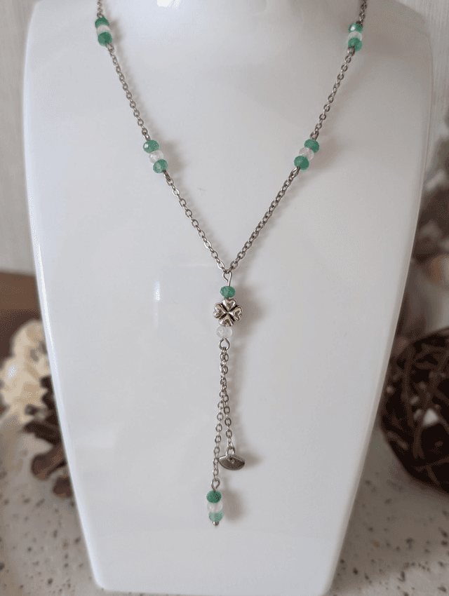Collier trèfle à 4 feuilles 
