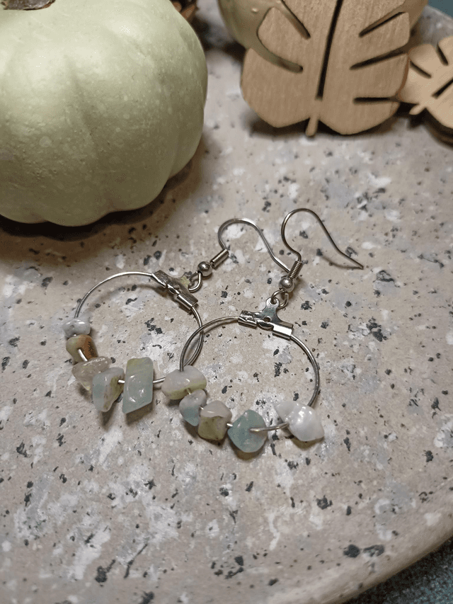 Boucles d&#039;oreilles Amazonite 