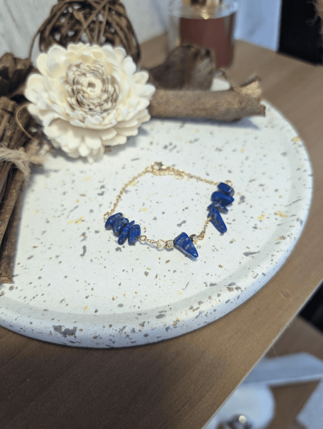 Bracelet Lapis Lazuli - Perle Chips 