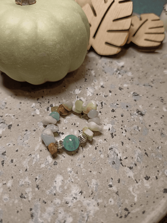 Bague Amazonite