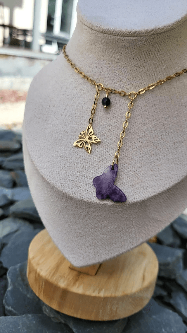 Collier Lépidorite